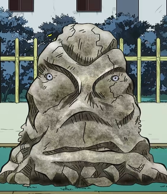 被东方仗助打入岩石的片桐安十郎（安杰罗）